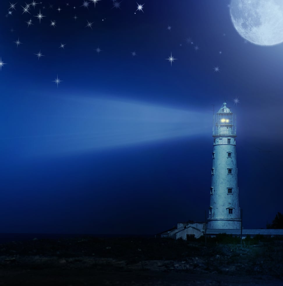 Lighthouse at Night